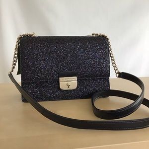 kate spade eden sunset lane glitter crossbody